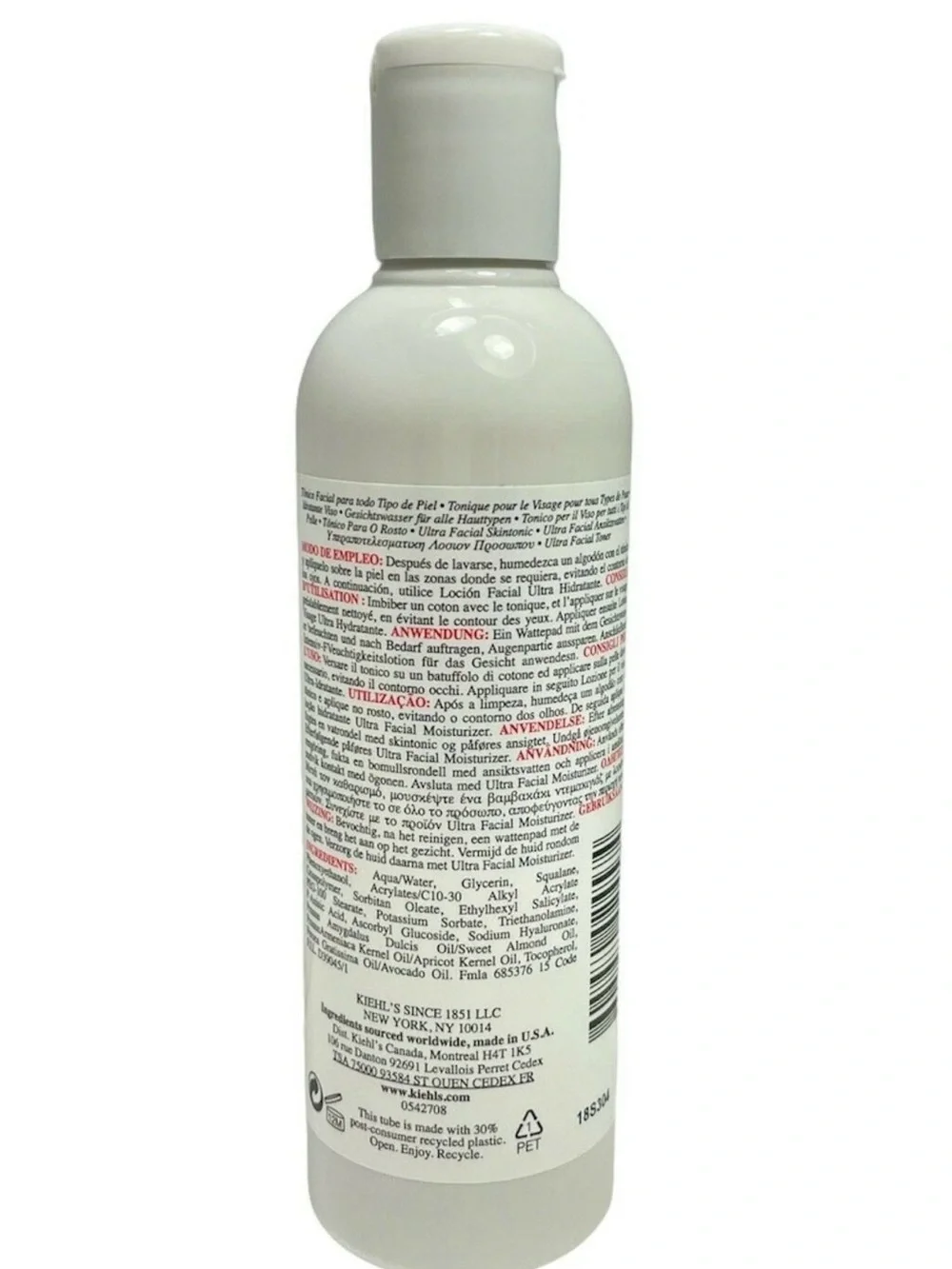 Kiehl's Ultra Facial Toner - FULL SIZE NEW